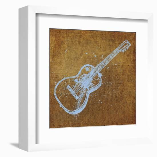 Guitar-John W^ Golden-Framed Art Print