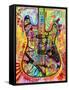 Guitar-Dean Russo-Framed Stretched Canvas