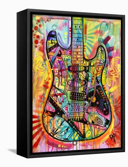 Guitar-Dean Russo-Framed Stretched Canvas