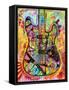 Guitar-Dean Russo-Framed Stretched Canvas