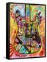 Guitar-Dean Russo-Framed Stretched Canvas