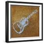 Guitar-John W Golden-Framed Giclee Print