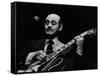 Guitarist Joe Pass on Stage at the Forum Theatre, Hatfield, Hertfordshire, 12 November 1980-Denis Williams-Framed Stretched Canvas