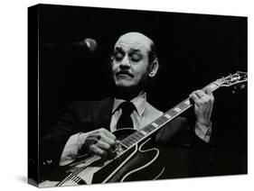 Guitarist Joe Pass on Stage at the Forum Theatre, Hatfield, Hertfordshire, 12 November 1980-Denis Williams-Stretched Canvas