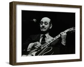 Guitarist Joe Pass on Stage at the Forum Theatre, Hatfield, Hertfordshire, 12 November 1980-Denis Williams-Framed Photographic Print