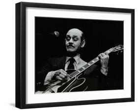 Guitarist Joe Pass on Stage at the Forum Theatre, Hatfield, Hertfordshire, 12 November 1980-Denis Williams-Framed Photographic Print