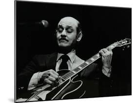 Guitarist Joe Pass on Stage at the Forum Theatre, Hatfield, Hertfordshire, 12 November 1980-Denis Williams-Mounted Photographic Print