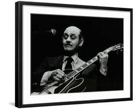 Guitarist Joe Pass on Stage at the Forum Theatre, Hatfield, Hertfordshire, 12 November 1980-Denis Williams-Framed Photographic Print