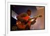 Guitarist Mark Whitfield Playing Large Guitar at MK's-Ted Thai-Framed Photographic Print