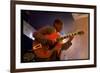 Guitarist Mark Whitfield Playing Large Guitar at MK's-Ted Thai-Framed Photographic Print