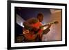 Guitarist Mark Whitfield Playing Large Guitar at MK's-Ted Thai-Framed Photographic Print