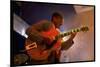 Guitarist Mark Whitfield Playing Large Guitar at MK's-Ted Thai-Mounted Photographic Print