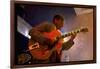 Guitarist Mark Whitfield Playing Large Guitar at MK's-Ted Thai-Framed Photographic Print