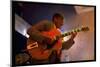 Guitarist Mark Whitfield Playing Large Guitar at MK's-Ted Thai-Mounted Photographic Print