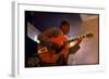 Guitarist Mark Whitfield Playing Large Guitar at MK's-Ted Thai-Framed Giclee Print