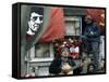 Guitarist Plays Victor Jara Songs at His Grave on 11th De Septiembre, Chile, South America-Aaron McCoy-Framed Stretched Canvas