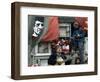 Guitarist Plays Victor Jara Songs at His Grave on 11th De Septiembre, Chile, South America-Aaron McCoy-Framed Photographic Print