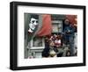 Guitarist Plays Victor Jara Songs at His Grave on 11th De Septiembre, Chile, South America-Aaron McCoy-Framed Photographic Print