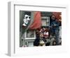 Guitarist Plays Victor Jara Songs at His Grave on 11th De Septiembre, Chile, South America-Aaron McCoy-Framed Photographic Print