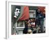 Guitarist Plays Victor Jara Songs at His Grave on 11th De Septiembre, Chile, South America-Aaron McCoy-Framed Photographic Print