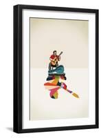 Guitarist-Jason Ratliff-Framed Giclee Print