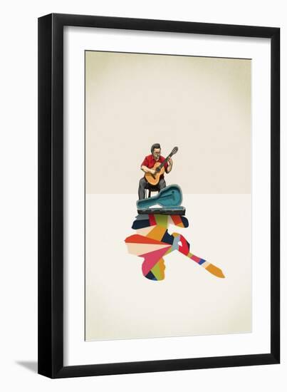 Guitarist-Jason Ratliff-Framed Premium Giclee Print