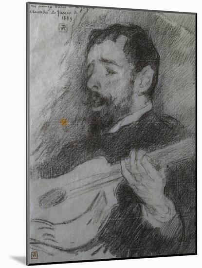 Guitariste-Theo van Rysselberghe-Mounted Giclee Print