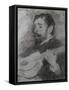 Guitariste-Theo van Rysselberghe-Framed Stretched Canvas