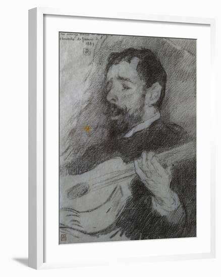 Guitariste-Theo van Rysselberghe-Framed Giclee Print