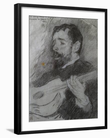 Guitariste-Theo van Rysselberghe-Framed Giclee Print