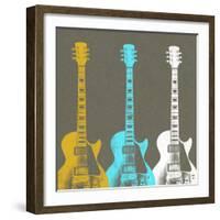 Guitars 2-Stella Bradley-Framed Giclee Print