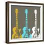 Guitars 2-Stella Bradley-Framed Giclee Print