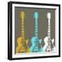 Guitars 2-Stella Bradley-Framed Giclee Print