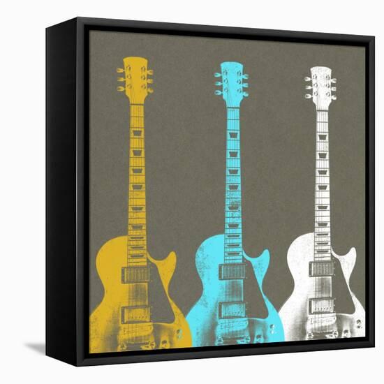 Guitars 2-Stella Bradley-Framed Stretched Canvas