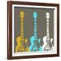 Guitars 2-Stella Bradley-Framed Giclee Print