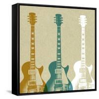 Guitars 3-Stella Bradley-Framed Stretched Canvas
