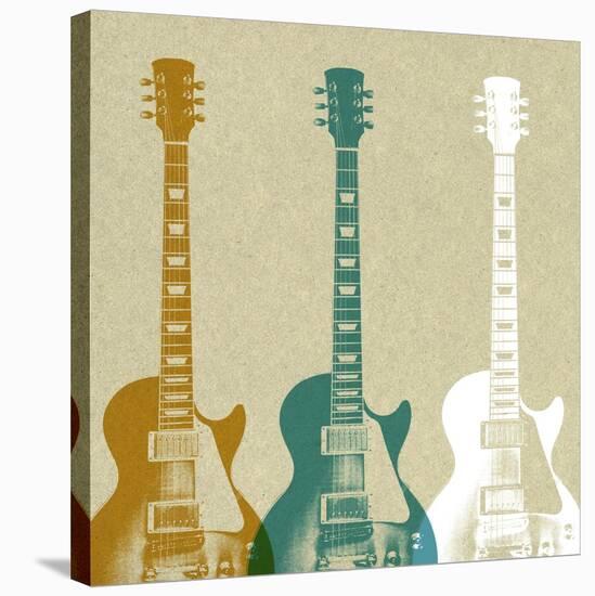 Guitars 3-Stella Bradley-Stretched Canvas