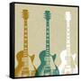 Guitars 3-Stella Bradley-Framed Stretched Canvas