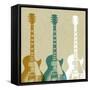 Guitars 3-Stella Bradley-Framed Stretched Canvas