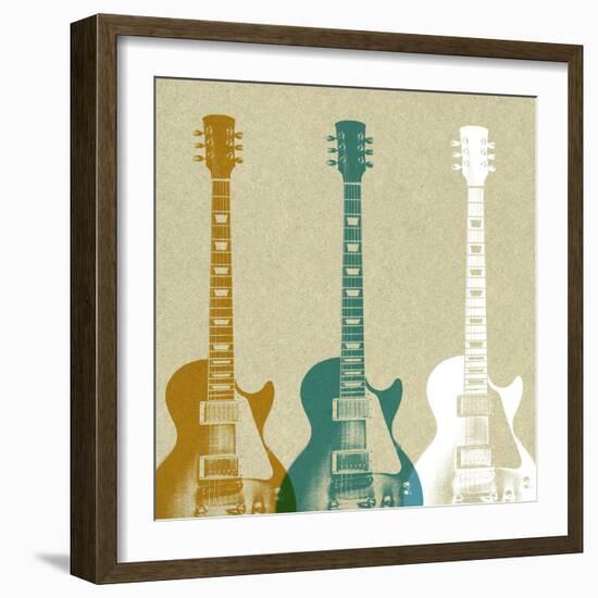 Guitars 3-Stella Bradley-Framed Giclee Print