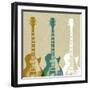 Guitars 3-Stella Bradley-Framed Giclee Print