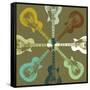 Guitars 3-Stella Bradley-Framed Stretched Canvas