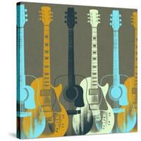 Guitars 5-Stella Bradley-Stretched Canvas