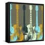 Guitars 5-Stella Bradley-Framed Stretched Canvas