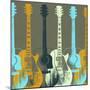 Guitars 5-Stella Bradley-Mounted Giclee Print