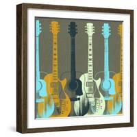 Guitars 5-Stella Bradley-Framed Giclee Print