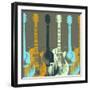 Guitars 5-Stella Bradley-Framed Giclee Print