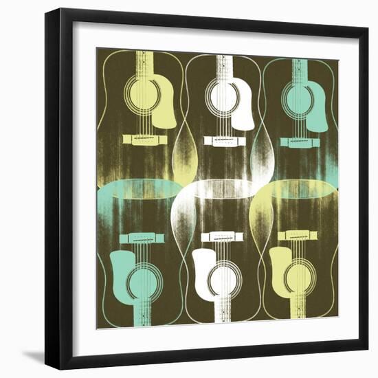 Guitars 7-Stella Bradley-Framed Giclee Print