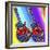 Guitars-heart-eye-Howie Green-Framed Giclee Print