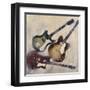 Guitars I-Joseph Cates-Framed Art Print